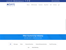 Tablet Screenshot of mdavisgroup.com